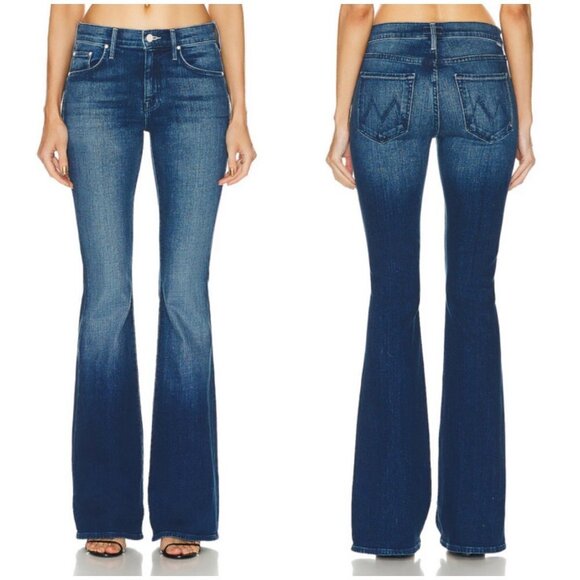 💕MOTHER💕 The Down Low Weekender Heel Jeans ~ High Tide 31 NWT - Picture 9 of 16